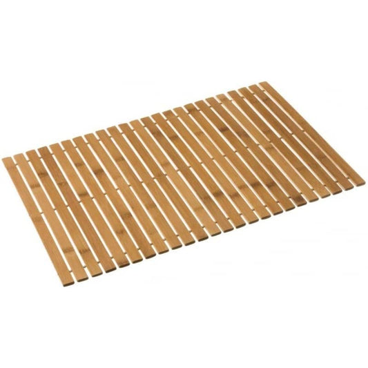 Alfombra de Ducha Antideslizante de Láminas de Bambú Natural
