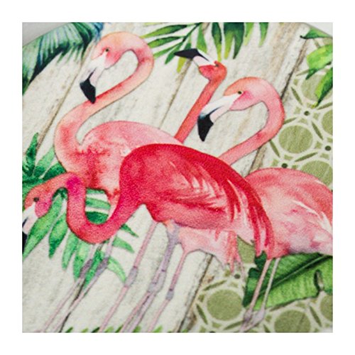 Set 4 Posavasos de Ceramica framencos con Soporte