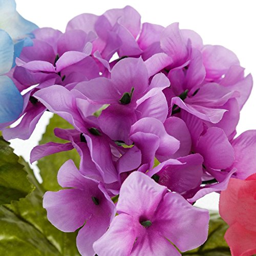 Pack 4 Planta hortensia decorada en maceta