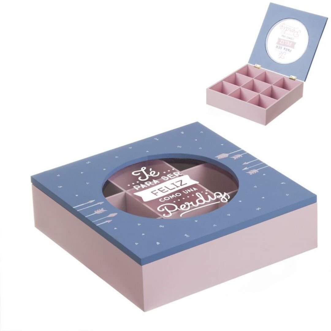 Caja Teá 9 Compartimentos Flechas (2182460), Multicolor, Única
