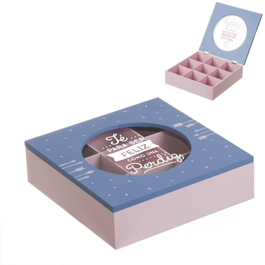 Caja Teá 9 Compartimentos Flechas (2182460), Multicolor, Única