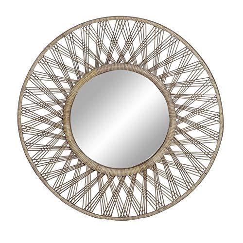 Espejo de Pared minbre Natural Marron 80 cm