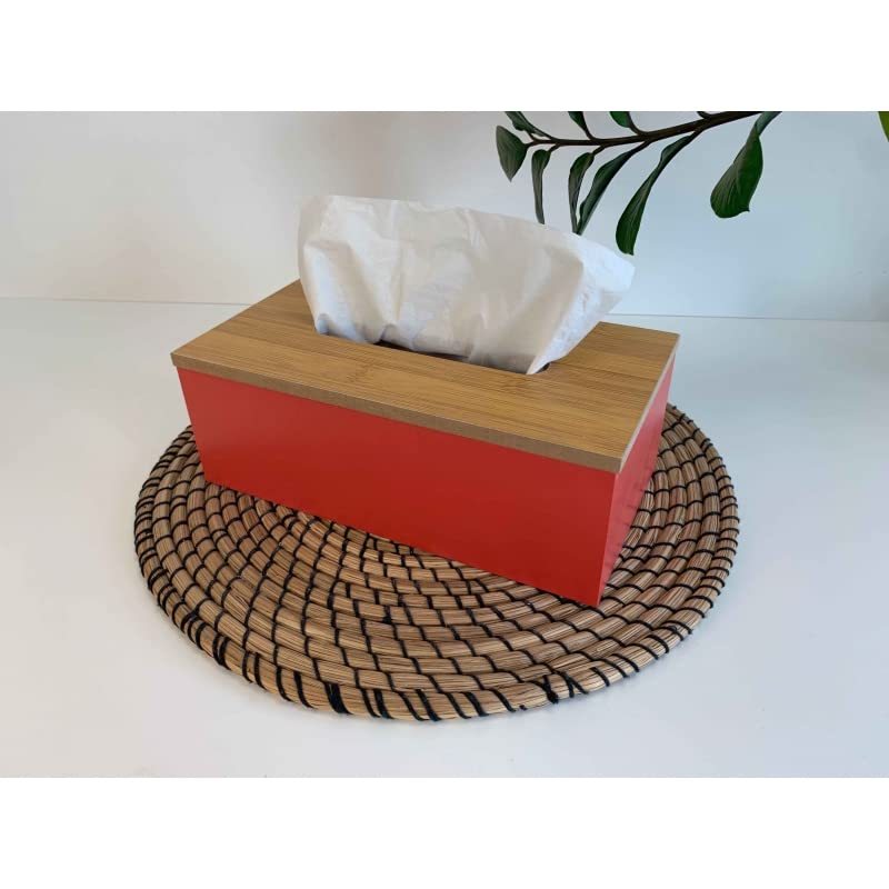 Caja Pañuelos Papel Rectangular para Multifunción la Oficina o casa baño