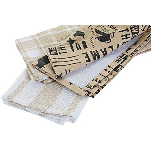 Pack Set 6 Trapo de Cocina de Algodon 170 GMS. BBQ