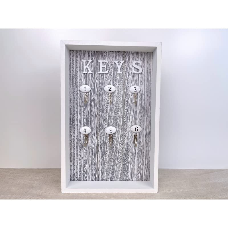 Colgador Llaves de Pared Cuelga Llaves de Madera Keys para la Entrada casa
