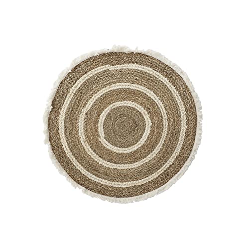 Alfombra Fibra maiz Seagrass 83x83 cm