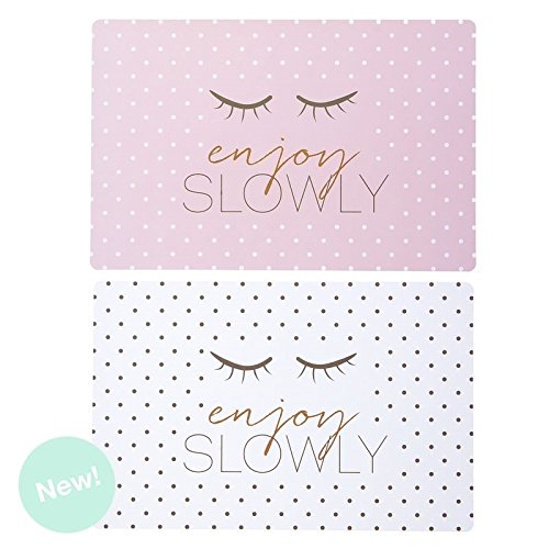 Juego de 12 individuales de mesa Chic