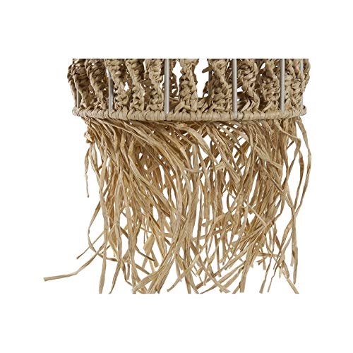 Lámpara de Techo Fibra Natural 21x21x129 cm