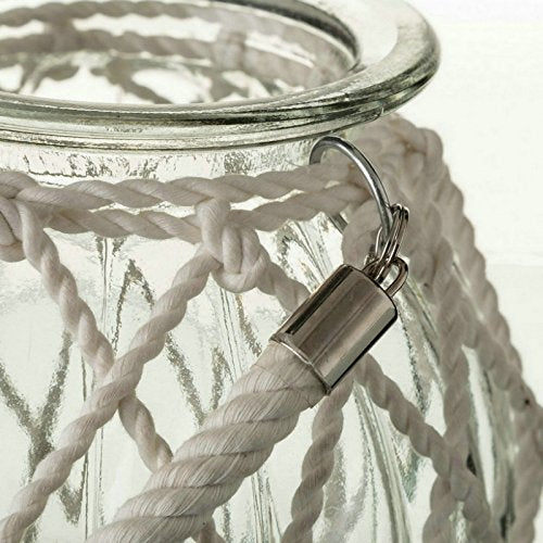 Portavelas Blanco Cristal 18,50 x 18,50 x 18 cm