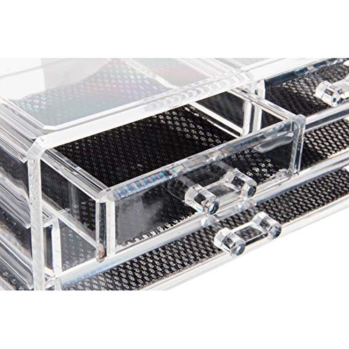 Organizador cosméticos de 3 Pisos con 4 cajones para baño