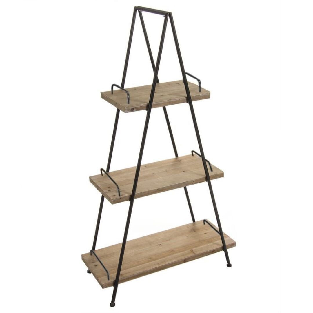 Estanteria Tijera 3 Estantes Colonial