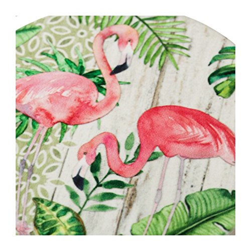 Set 4 Posavasos de Ceramica framencos con Soporte