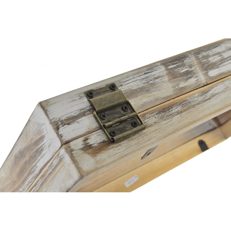 Tapa Contador de luz Cubre Cuadros electricos Madera Jarron 46x31x7 cm