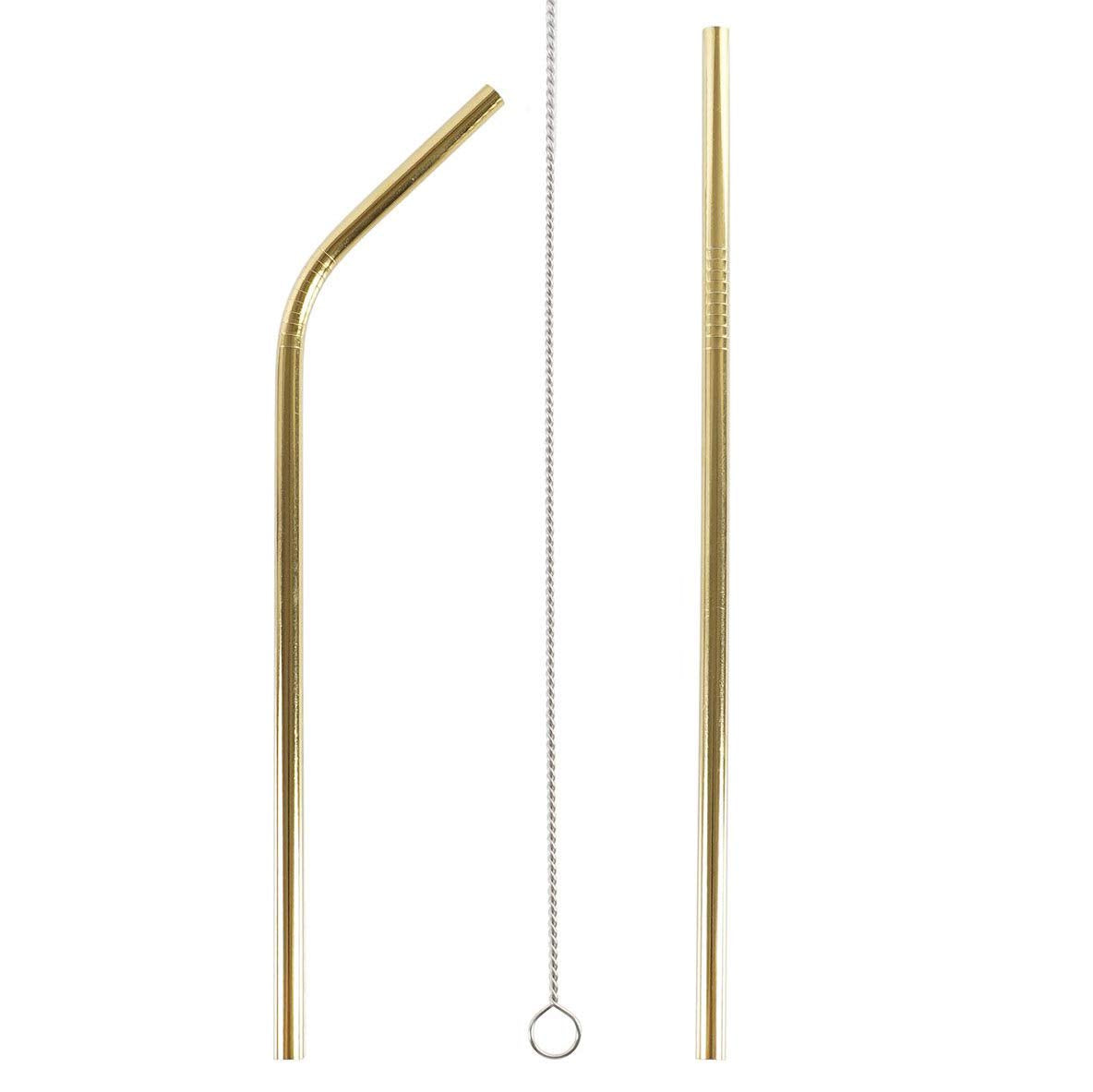 S3012380 Pajita Reutilizable, Acero Inoxidable, 10 Pcs