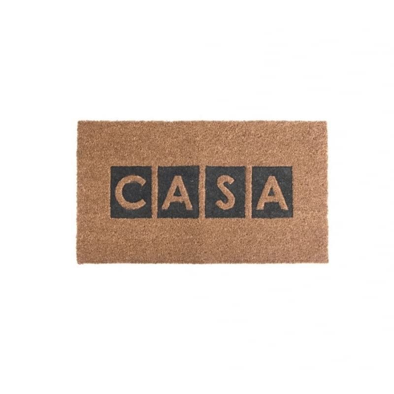 Felpudo Esterilla Fibra Coco Goma Antideslizante Casa 70x40 cm