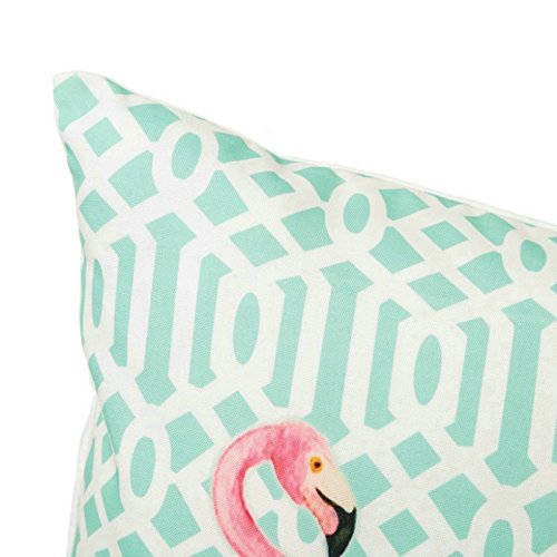 Cojín de 45x45 pop rosa de poliéster para salón Iris