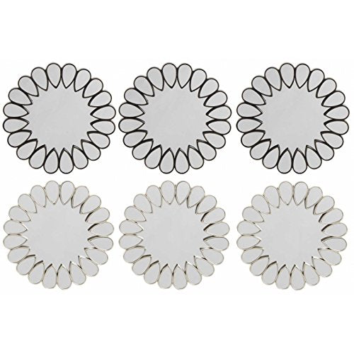 Conjunto Set 6 Espejos de Pared para decoración de 25 cm