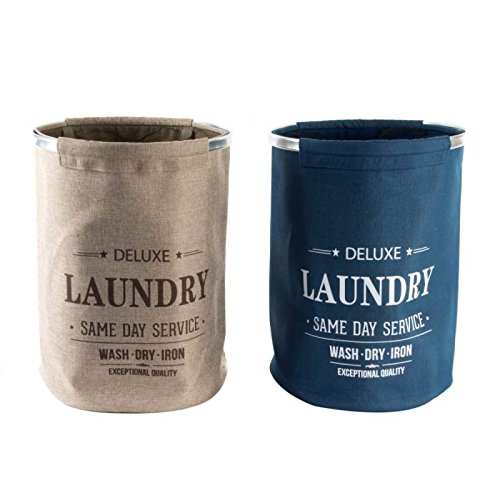 Cesta pongotodo de diseño Laundry 40x54 cm - Beige Pardo