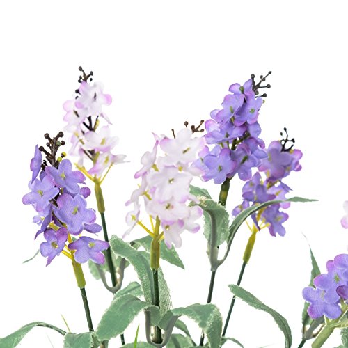 Planta Artificial Lavanda Poliester en Maceta plastico 28 cm