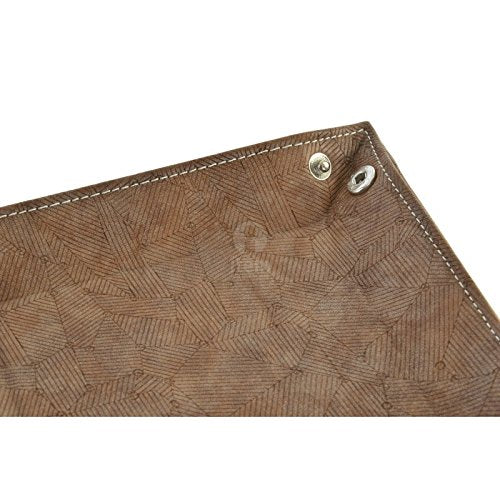 Bandeja vaciabolsillos ecopiel Color Marron 18x18x4 cm