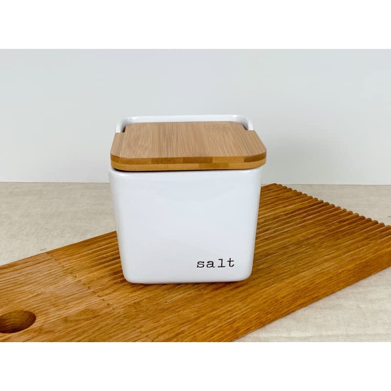 Salero y azucaro Cocina Blanco Minimalista de Ceramica