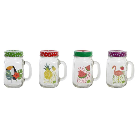 Set 4 jarras Tropical Colores Surtido