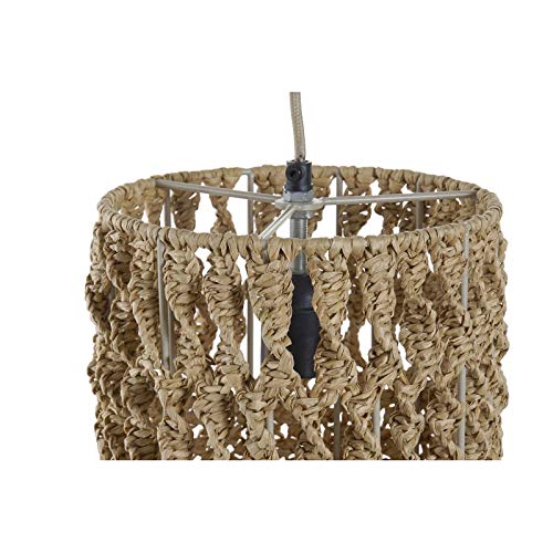 Lámpara de Techo Fibra Natural 21x21x129 cm