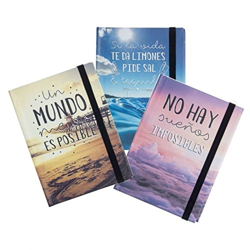 Libreta Moleskin Frases Original 3m - 10x14cm Pack 3 ud.