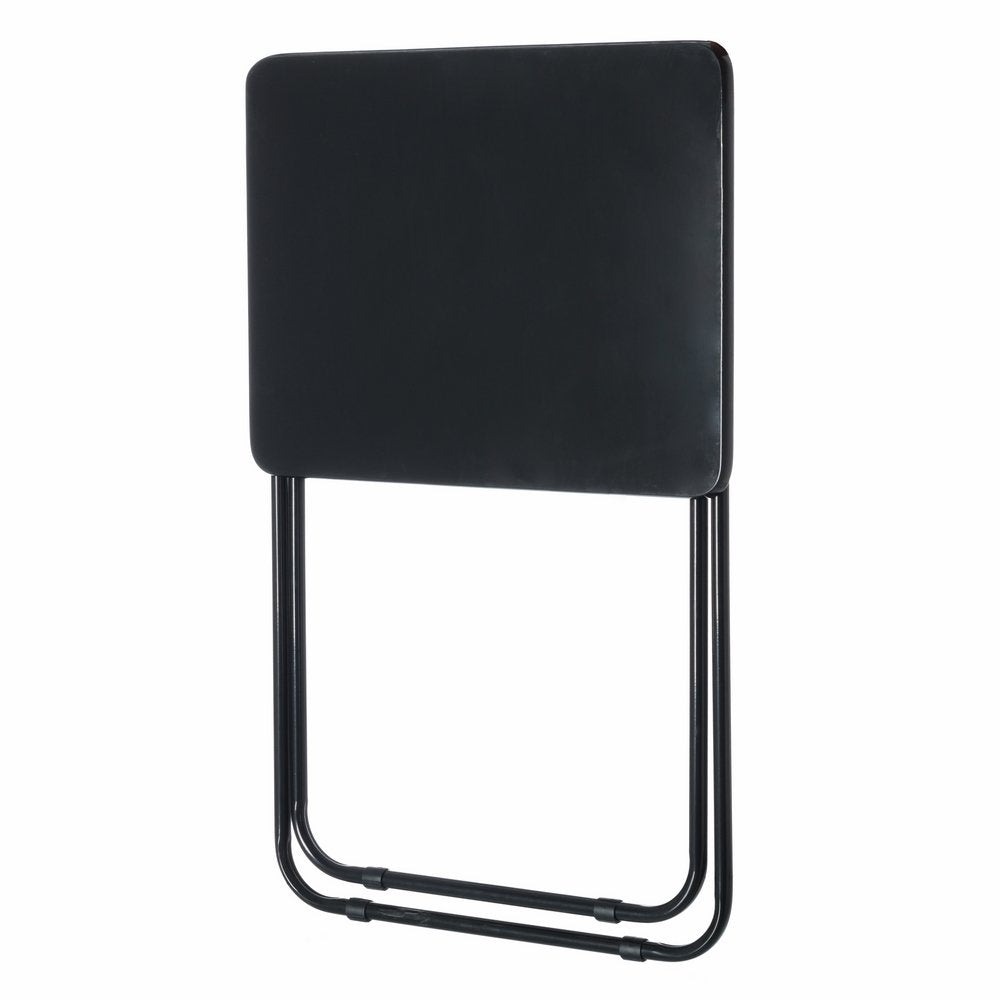 Mesa Plegable clásica de Madera para terraza Basic (Negro)