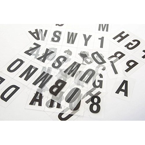 Caja de luz Lightbox A4 Color Negra con 85 Letras