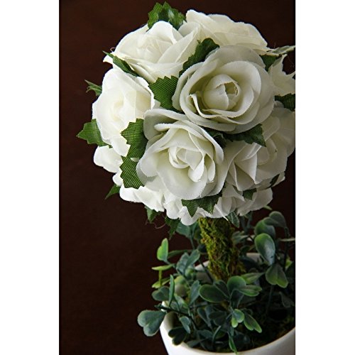 Pack 2 Plantas rosas 2/c poliester 20 cm en maceta de terracota.