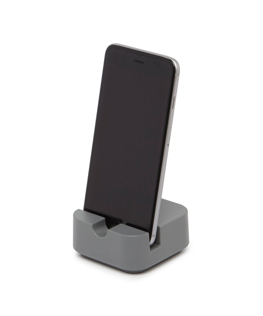 scillae teléfono soporte, soporte para teléfono Soporte para teléfono Soporte, baño de melamina, acabado en gris mate