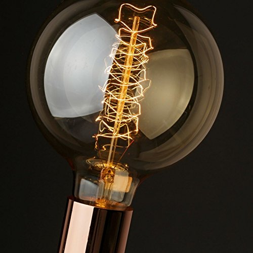 Lámpara de sobremesa Industrial Cobre de Madera para salón Factory