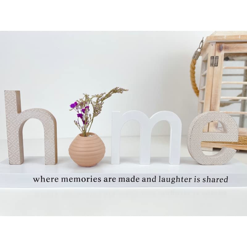 Letras Decoración Cartel Colgador Led para Pared o Sobremesa Madera Estilo nordico