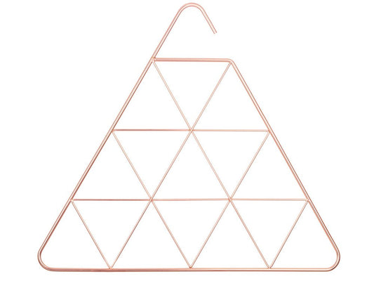 Percha Triangular Metal Color Cobre para Accesorios 45.7 x 40.3 x 0.6 cm Pendant