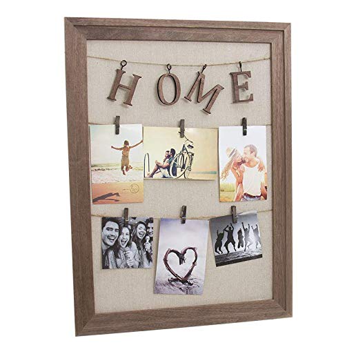 Panel portafotos 45x60cm Pinzas Home (267265), Multicolor, Única