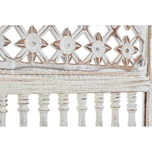 151715 Biombo Plegable de Madera Mango 3 Paneles decape 150x180 cm, 150 x 180 cm