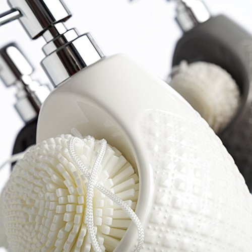 DISPENSADOR JABON CON ESTROPAJO CLASICO