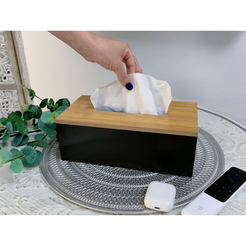 Caja Pañuelos Papel Rectangular para Multifunción la Oficina o casa baño