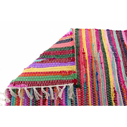 Alfombra multiuso chidi 100% algodon 180 x 120 cm (super oferta)