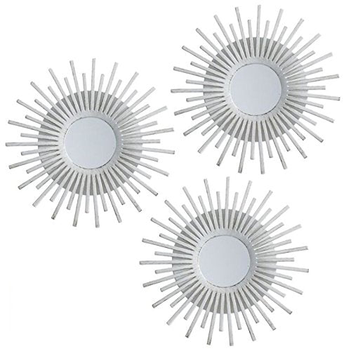 Espejos de Pared Modernos Plateado para decoración Sol Naciente
