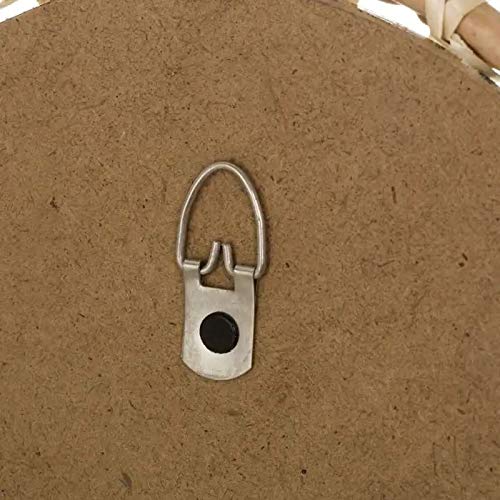 Espejo Rattan Natural Flor Moderno para salón de 55 cm