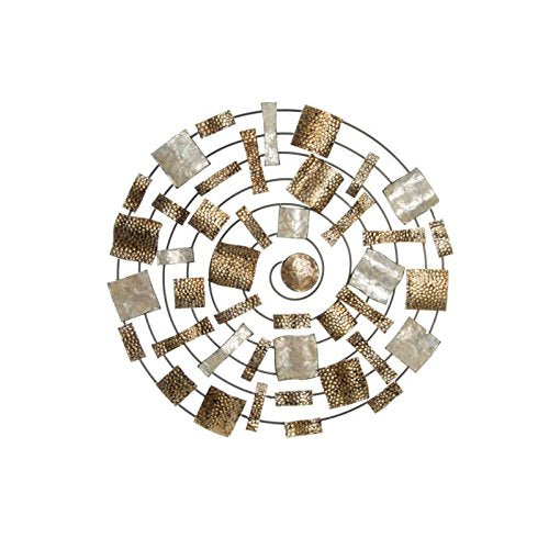 Mural de Pared Metal Espiral 90 cm