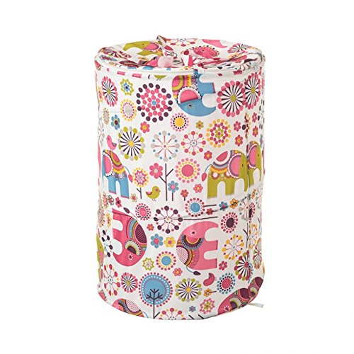 Cesto pongotodo Infantil Pink-Phant de poliéster para Cuarto de baño Fantasy