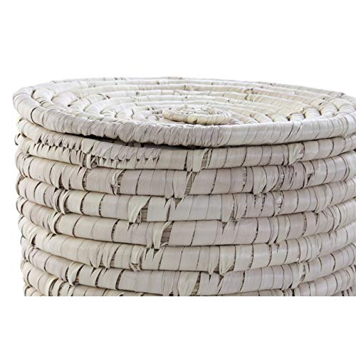 Set 2 Cesta de Fibra Seagrass con Tapa