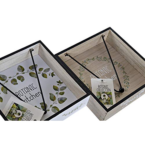 Pack 2 servilletero de Madera Botanic