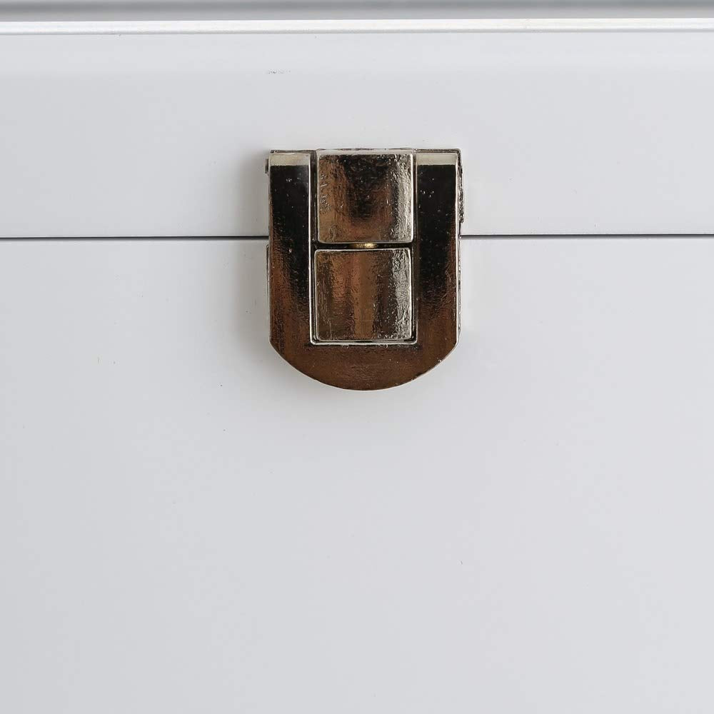 Joyero Relojes Blanco de Madera Moderno para Dormitorio Vitta