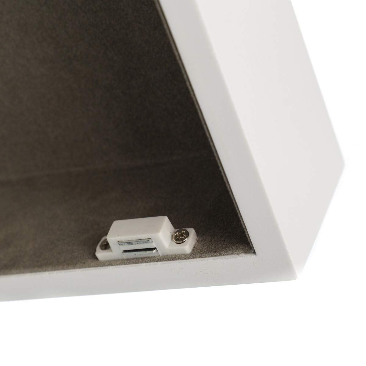 Caja de llaves moderna blanca de madera para la entrada Fantasy