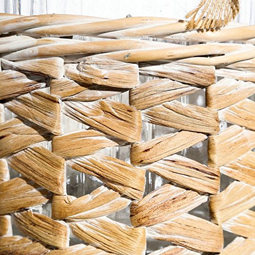 Bote con cesta romántico beige de cristal para cocina France