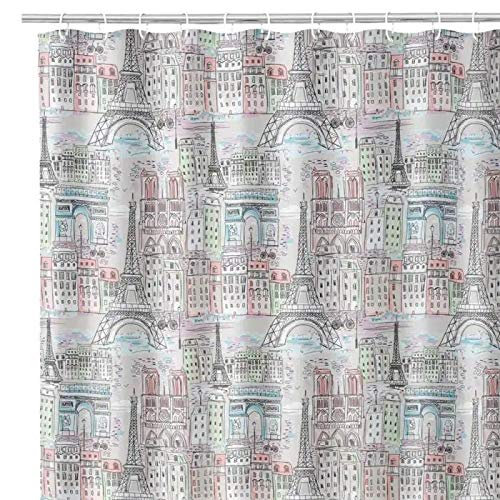 Cortina para Cuarto de baño Paris de 180 x 200 cm